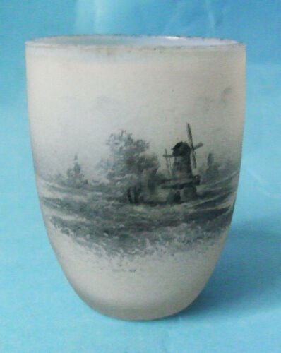 ドームナンシー オパールガラス ミニチュア 花瓶 1900年頃