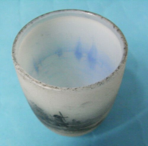 ドームナンシー オパールガラス ミニチュア 花瓶 1900年頃