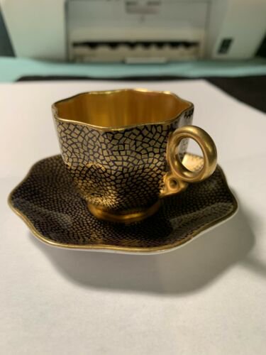 コールポート　デミタス　カップ＆ソーサー　1750年製