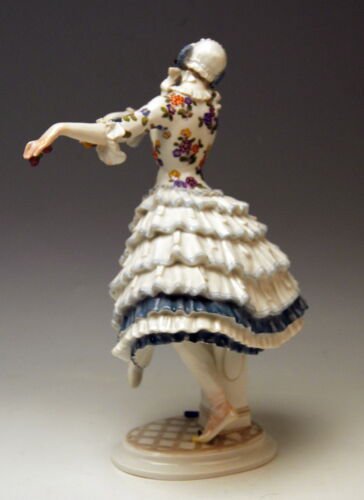 マイセン　フィギュリン　「ロシアンバレエカーニバル」シリーズ　バレリーナ　1912-’13年製