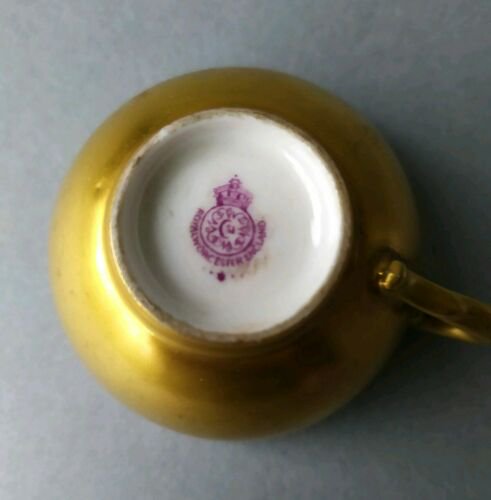 ロイヤルウースター キジ(雉)のキャビネットカップ＆ソーサー ジェームズ スティントン作by Jas. Stinton