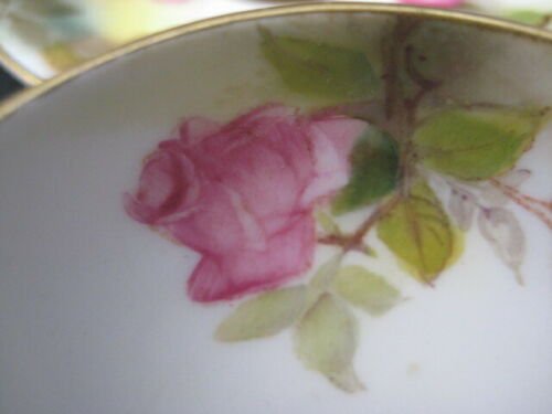 ロイヤルウースター　ミニチュア　ピンクローズ　カップ　ソーサー