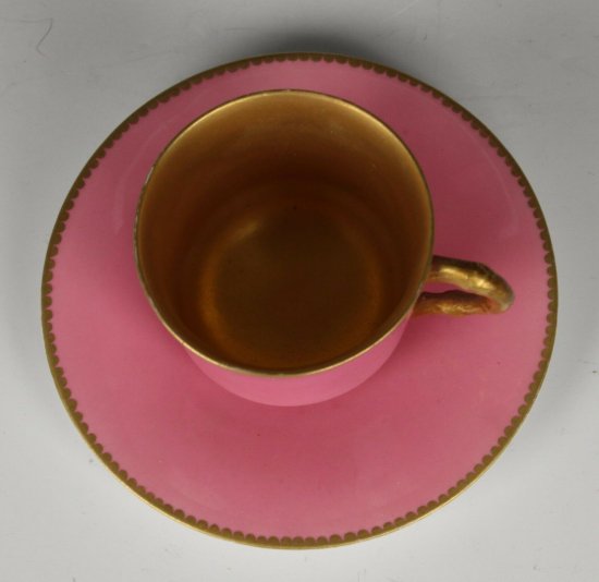 ロイヤルウースター　デミタスカップ&ソーサー　ワールドワイド　1910年製