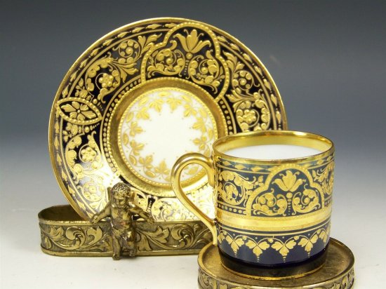 ロイヤルウィーン　デミタスカップ&ソーサー　Volupte(妖艶)　ワグナー作　希少品