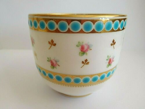 19世紀中ごろ　ミントン　ティーカップ＆ソーサーセット　ピンクローズ