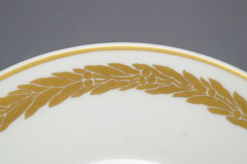 KPMベルリン　手描き　第二次世界大戦　フォン・ヒンデンブルク　肖像画　ゴールドリーフ　カップ＆ソーサー