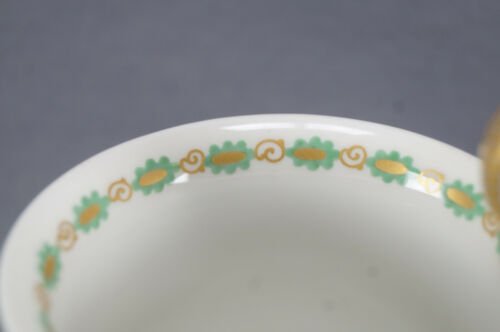 KPMベルリン　第一次世界大戦期　ブランデンブルク門　ツェッペリン型飛行船　コバルトブルー　カップ＆ソーサーセット