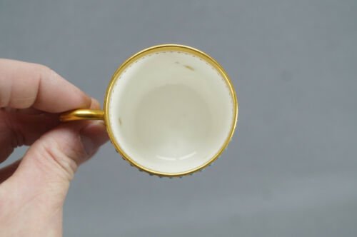 ロイヤル・ヴィエナ　手描き　オペラ『タンホイザー』　ゴールド＆エナメル　カップ＆ソーサー