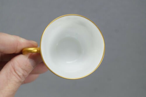 ル・ロゼ パリ　手描き　バラ　グリフィン　金彩　デミタスカップ＆ソーサーセット