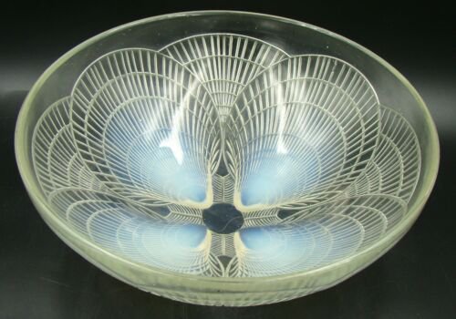 ルネ ラリック コキーユ 13cm ボウル 貝　クリスタルガラス　サイン R.LALIQUE ルネ・ラリック オパールセント コキーユ COQUILLE ボウル