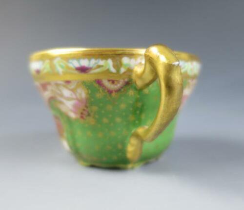 アンティーク　19世紀　アヴィランド　リモージュ　アールヌーヴォー　デミタスカップ＆ソーサーセット