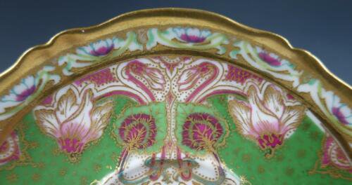 アンティーク　19世紀　アヴィランド　リモージュ　アールヌーヴォー　デミタスカップ＆ソーサーセット