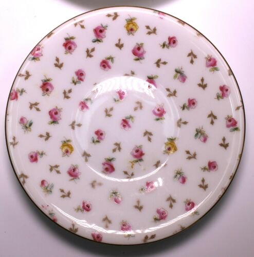 TV　T&V　リモージュ　手描き　花柄　カップ＆ソーサー　4点セット