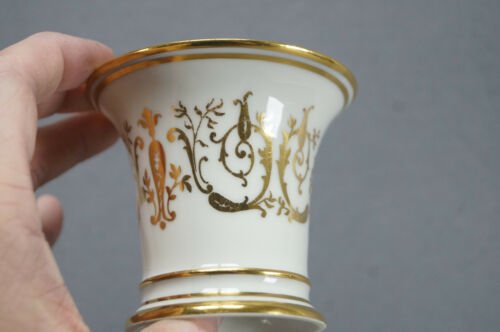 フランソワ　リモージュ　手描き　風景画　ゴールド　チョコレートカップ＆ソーサーセット　1919年製