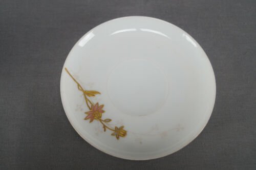 P.H.レオナール　リモージュ　手描き　ピンク＆ブルー　花柄　金彩　デミタスカップ＆ソーサーセット