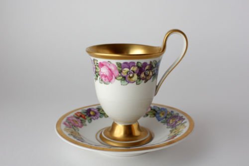 ヴィンテージ　KPM　磁器　カップ＆ソーサーセット