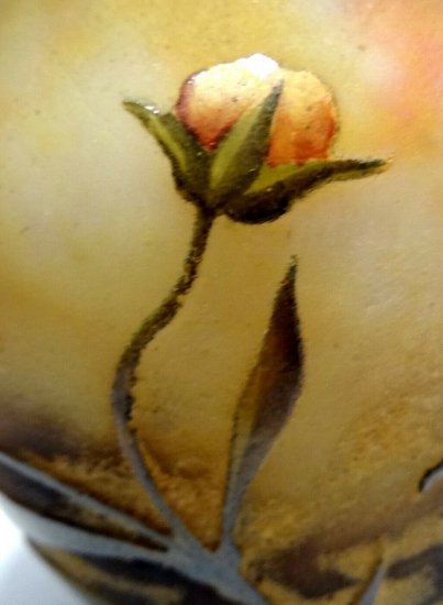 ドームナンシー　花瓶　アルニカ　アールヌーボー　1900年製