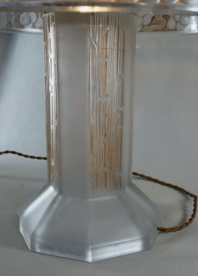 ルネ・ラリック　ランプ　聖ヴァンソン　1926年　フランス製　アールデコ