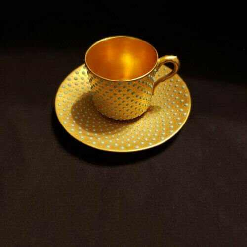 コールポート ターコイズジュエルのカップ＆ソーサー