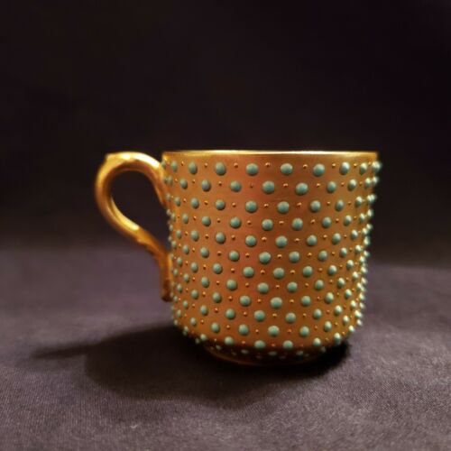 コールポート ターコイズジュエルのカップ＆ソーサー