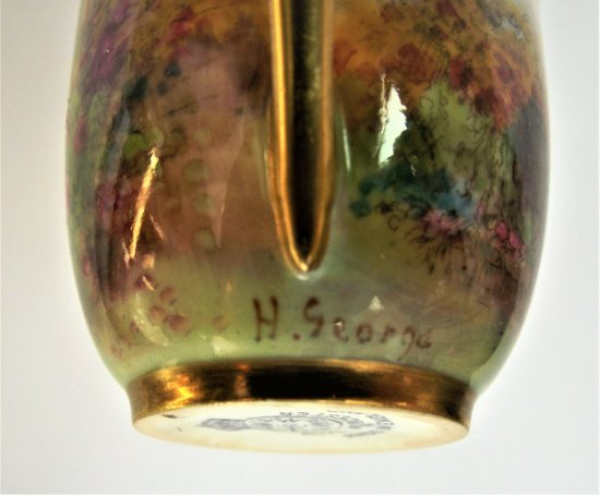 ロイヤルウースター　美しいヨーロッパの風景画のカップ＆ソーサー