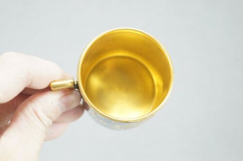 ドレスデン　ロイヤルヴィエナ スタイル　愛し合うカップル　コバルトブルー　カップ＆ソーサーセット