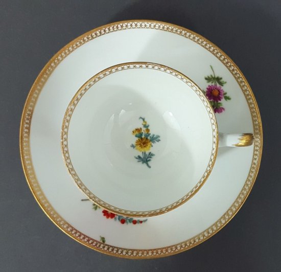マイセン　カップ＆ソーサー　花柄　1774年～1814年　マルコリーニ