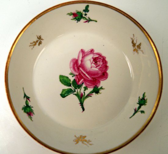 マイセン　カップ＆ソーサー　バラの花　1780年製