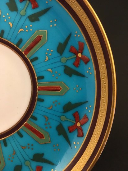 ミントン　カップ＆ソーサー　セレストブルー　1871年製