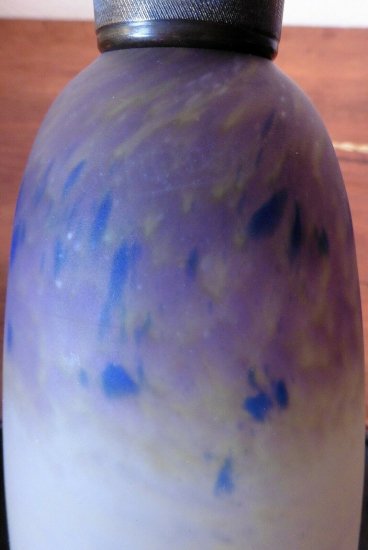 シュナイダー兄弟　ランプ　アールデコ　サイン入り