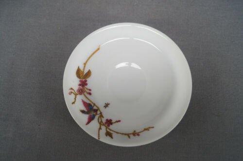 リモージュ　クリンゲンバーグ　デミタスカップ＆ソーサーセット　鳥　花