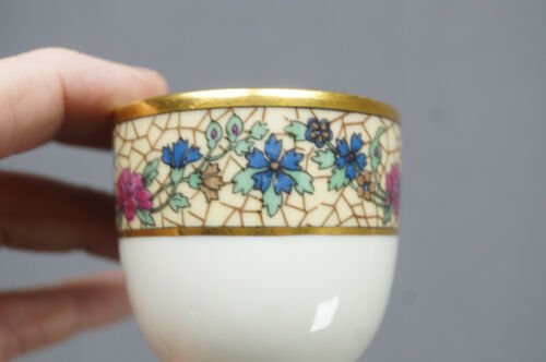 リモージュ　バウオ＆ドッター　アール・ヌーヴォー　デミタスカップ＆ソーサー　4点セット