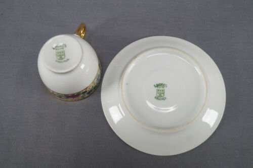 リモージュ　バウオ＆ドッター　アール・ヌーヴォー　デミタスカップ＆ソーサー　4点セット