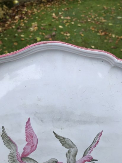 エミール・ガレ　陶器のプレート « Symphonie Pastorale »(田園交響曲)