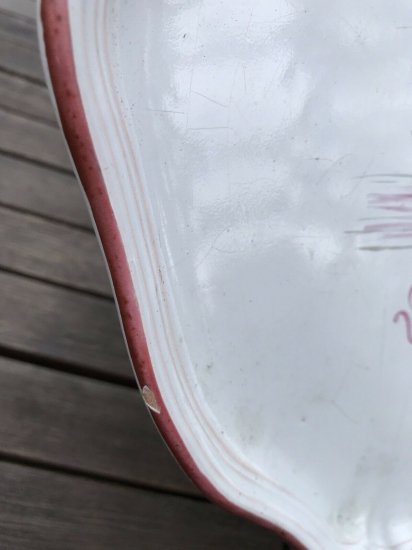 エミール・ガレ　陶器のプレート « Symphonie Pastorale »(田園交響曲)