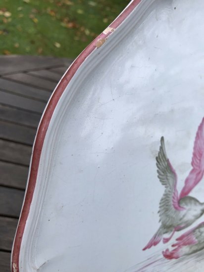 エミール・ガレ　陶器のプレート « Symphonie Pastorale »(田園交響曲)