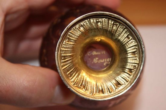 ドーム・ナンシー　丸い花瓶　アールヌーボー　1900年製