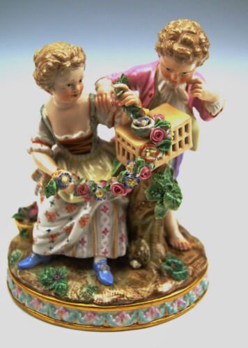 通販 送料無料  美術館級! マイセン meissen 超貴重春の寓意 1級品 陶芸
