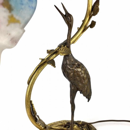 ミューラー兄弟　テーブルランプ　ブリーディングハート　1910年　フランス製