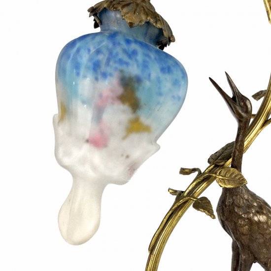 ミューラー兄弟　テーブルランプ　ブリーディングハート　1910年　フランス製