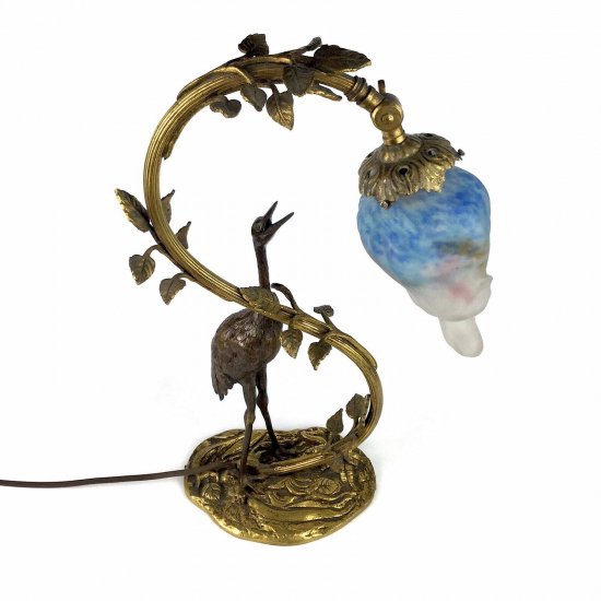 ミューラー兄弟　テーブルランプ　ブリーディングハート　1910年　フランス製