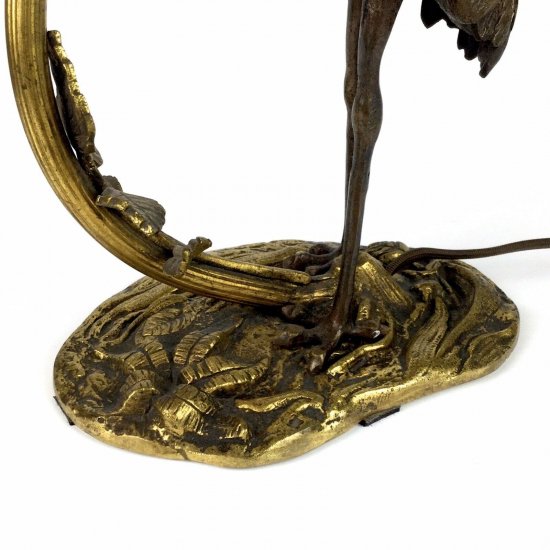 ミューラー兄弟　テーブルランプ　ブリーディングハート　1910年　フランス製