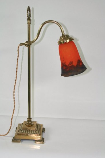 ミューラー兄弟　テーブルランプ　アールヌーボー調