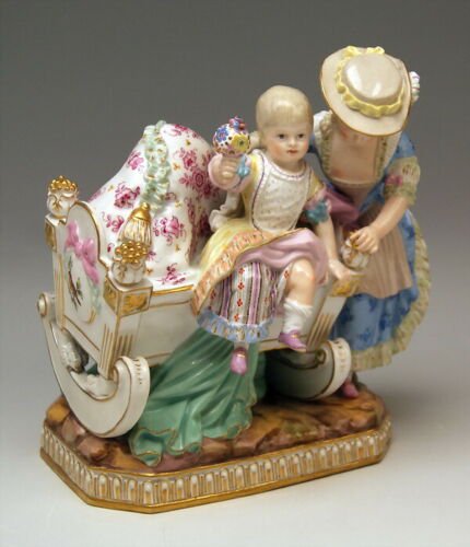 マイセン 人形　子供時代の喜び　アシエ　モデルナンバーE76