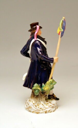 マイセン 人形　伝統衣装　結婚式幹事　モデルナンバーQ190　1890年