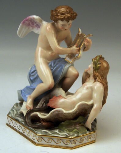 マイセン 人形　キューピッドと人魚　モデルナンバーG148　1880年