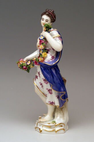 マイセン　人形　春の寓意　モデルナンバーC84　 1900年