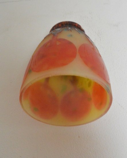 アールデコ　ヒトヨタケのテーブルランプ　シュナイダー兄弟　ル・ヴェール・フランセ