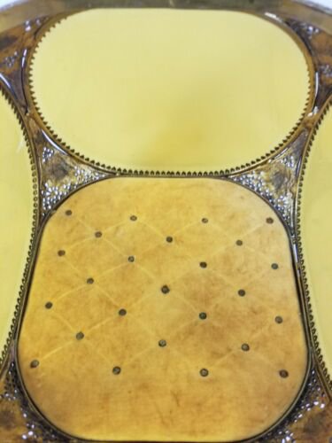 ヴィンテージ　ショーケース　真鍮　金メッキ　薔薇　琥珀色　面取りガラス　ジュエリーボックス　大サイズ
