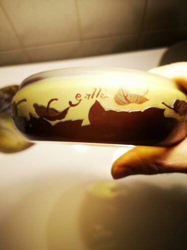 エミールガレ 　ボンボニエール（小物入れ）　作品名　『木の下で 』